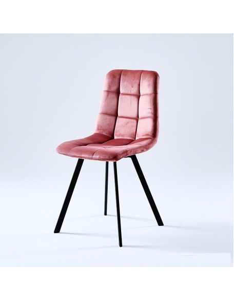 Home light luxury dining chair leisure backrest chair velvet bedroom makeup dressing chair Home light luxury dining chair leisure backrest chair velvet bedroom makeup dressing chair